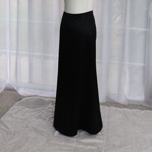 David's Bridal formal black skirt